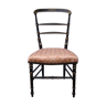 Chaise Napoléon III bois noirci