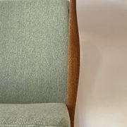 Rocking-chair en teck par Ole Wanscher Danemark Années 1960