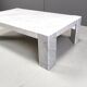 Vintage italian marble coffee table, 1970s