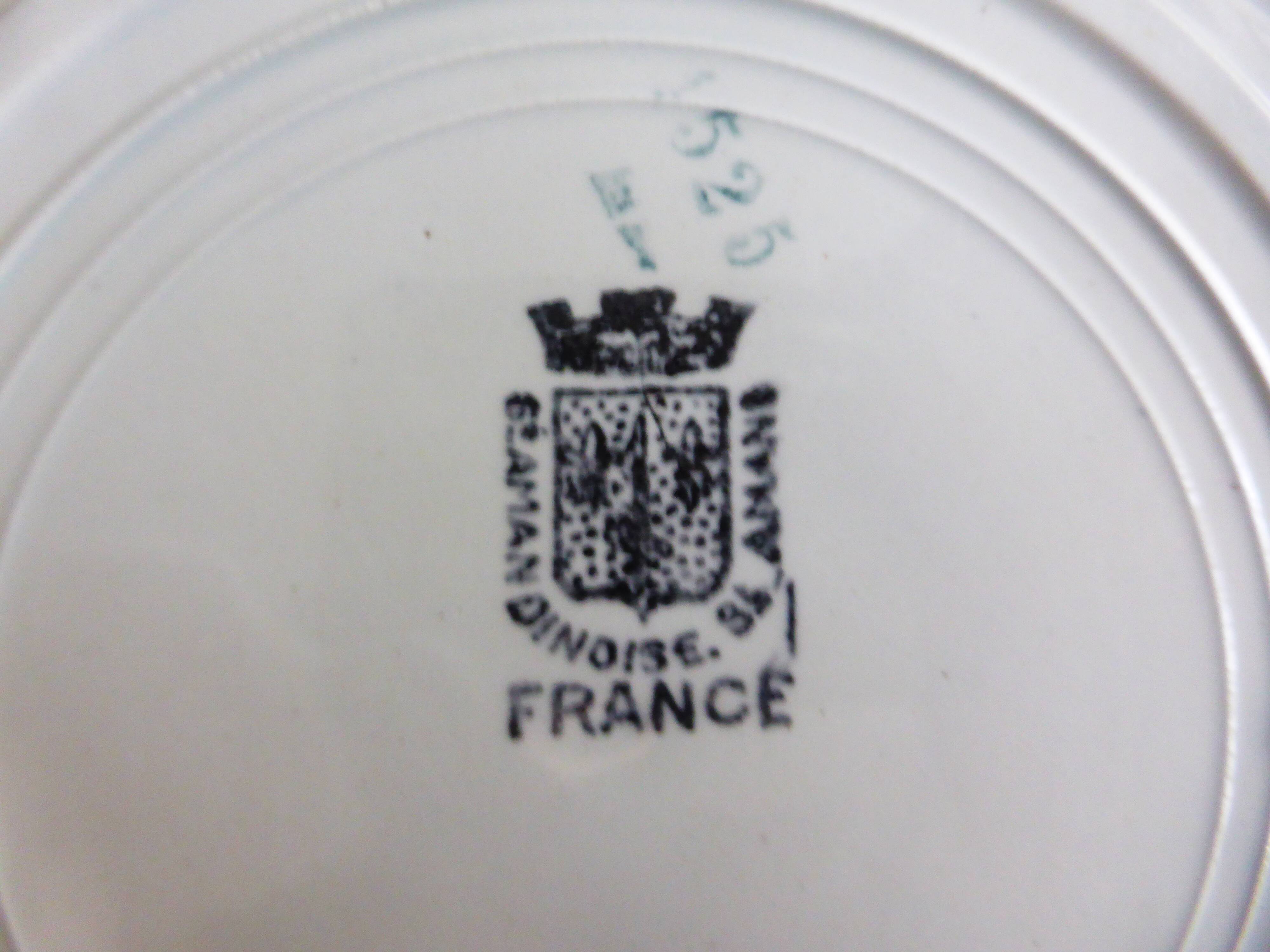 Assiette dessert de St Amand 221205