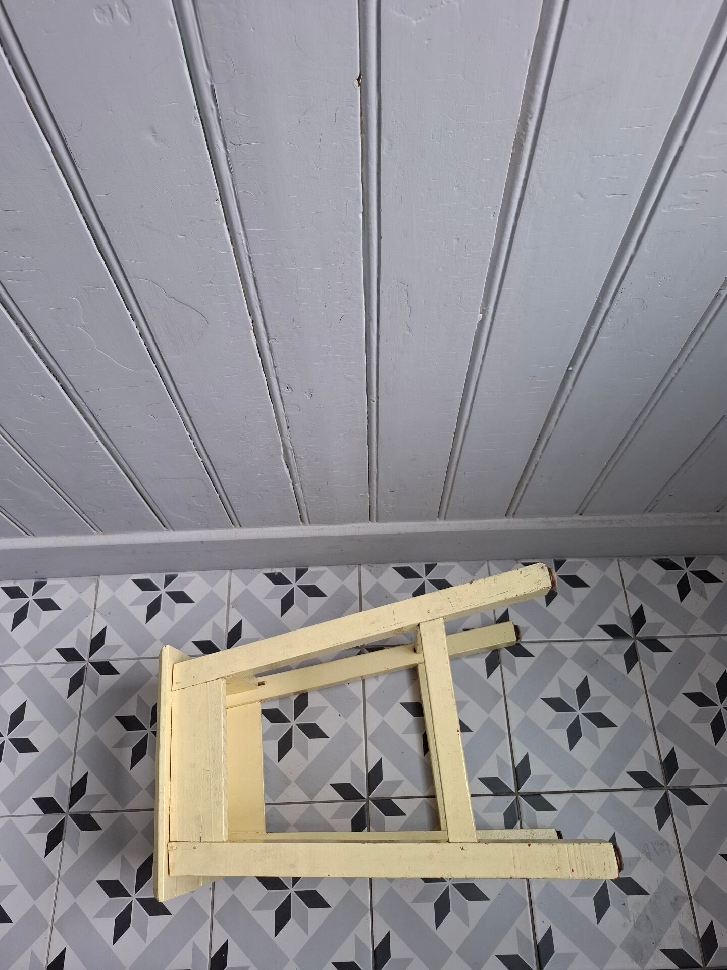 Yellow butter stool