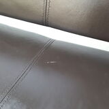 Leather office bench