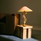 Bronze table lamp, fondica, 1980s