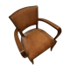 Club Bridge armchair in Bazane leather