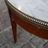 Louis XVI style coffee table with marble