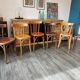 Series of 6 mismatched bistro chairs Mahieu and Luterma