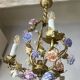Flowered porcelain lamp