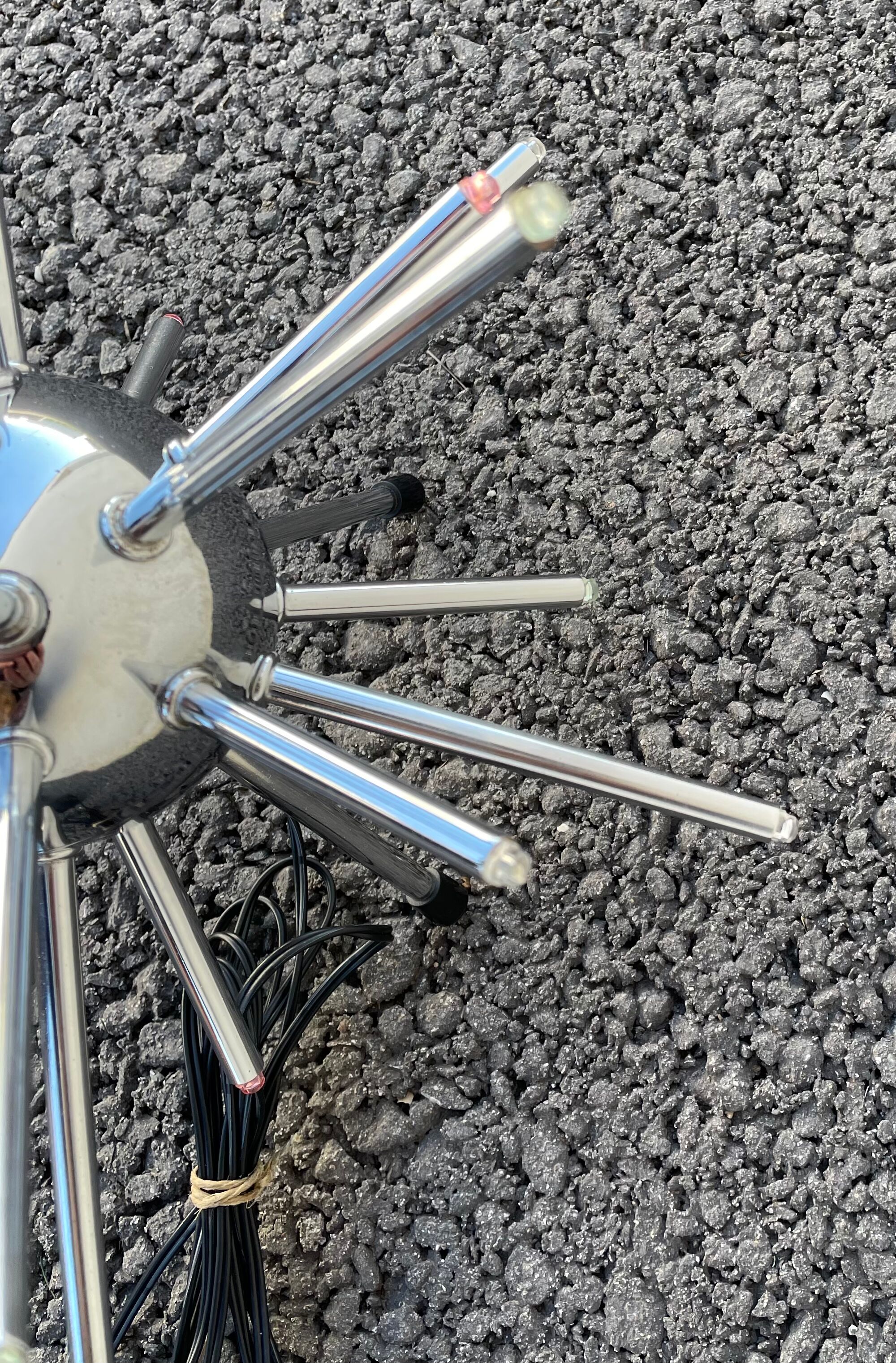 Table lamp "sputnik" space age