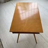 Vintage oak compass desk