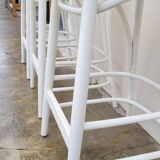 Set of 3 bentwood restaurant bar stools bistro