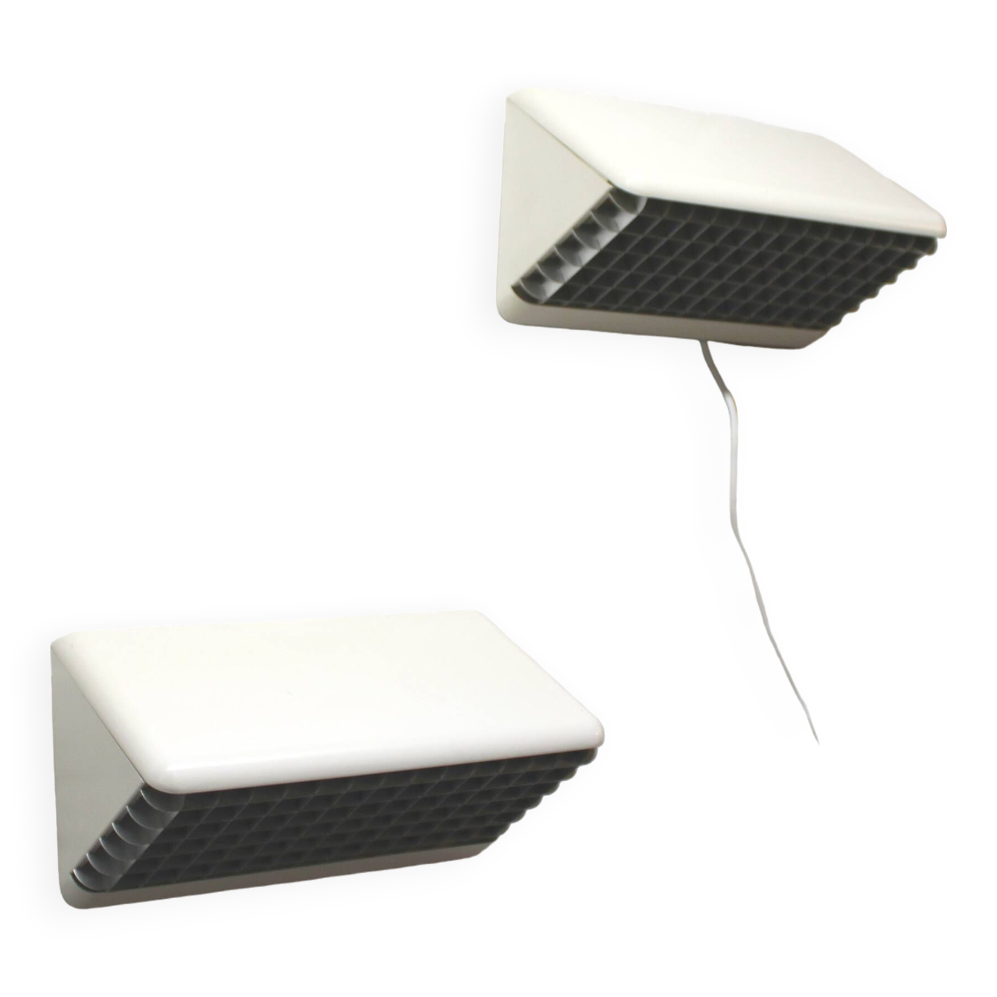 Pair of vintage Raak metal wall lights model 1655