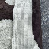 wool Pop Art carpet from the 70s