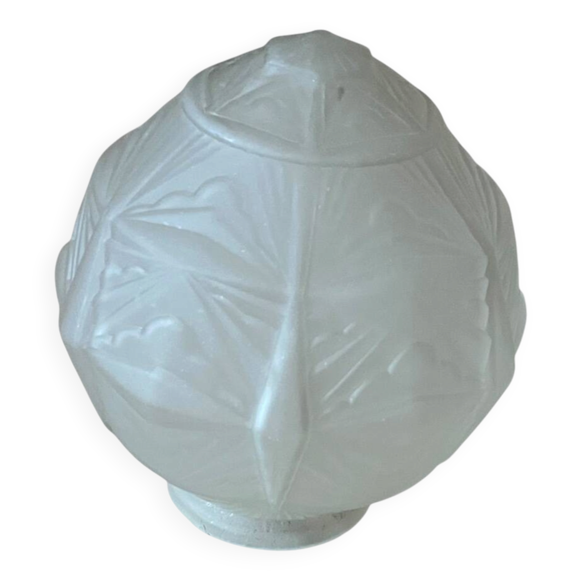 Antique Art Deco globe lampshade for wall lamp chandelier.