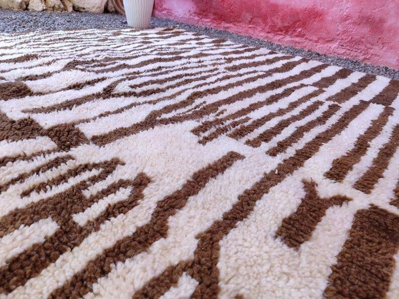 Authentic traditional handmade pure wool rug 150/250 cm