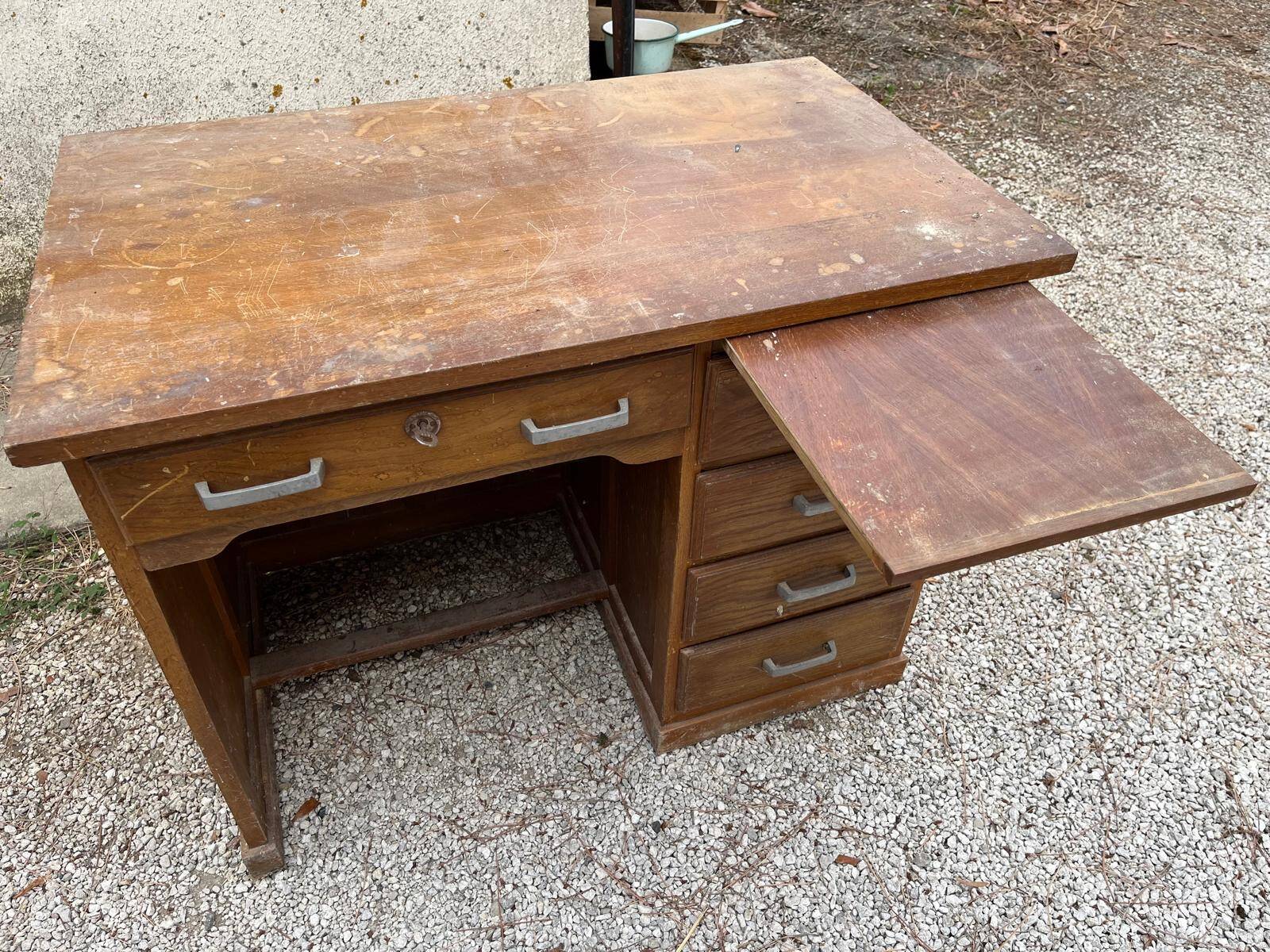 Wooden desk