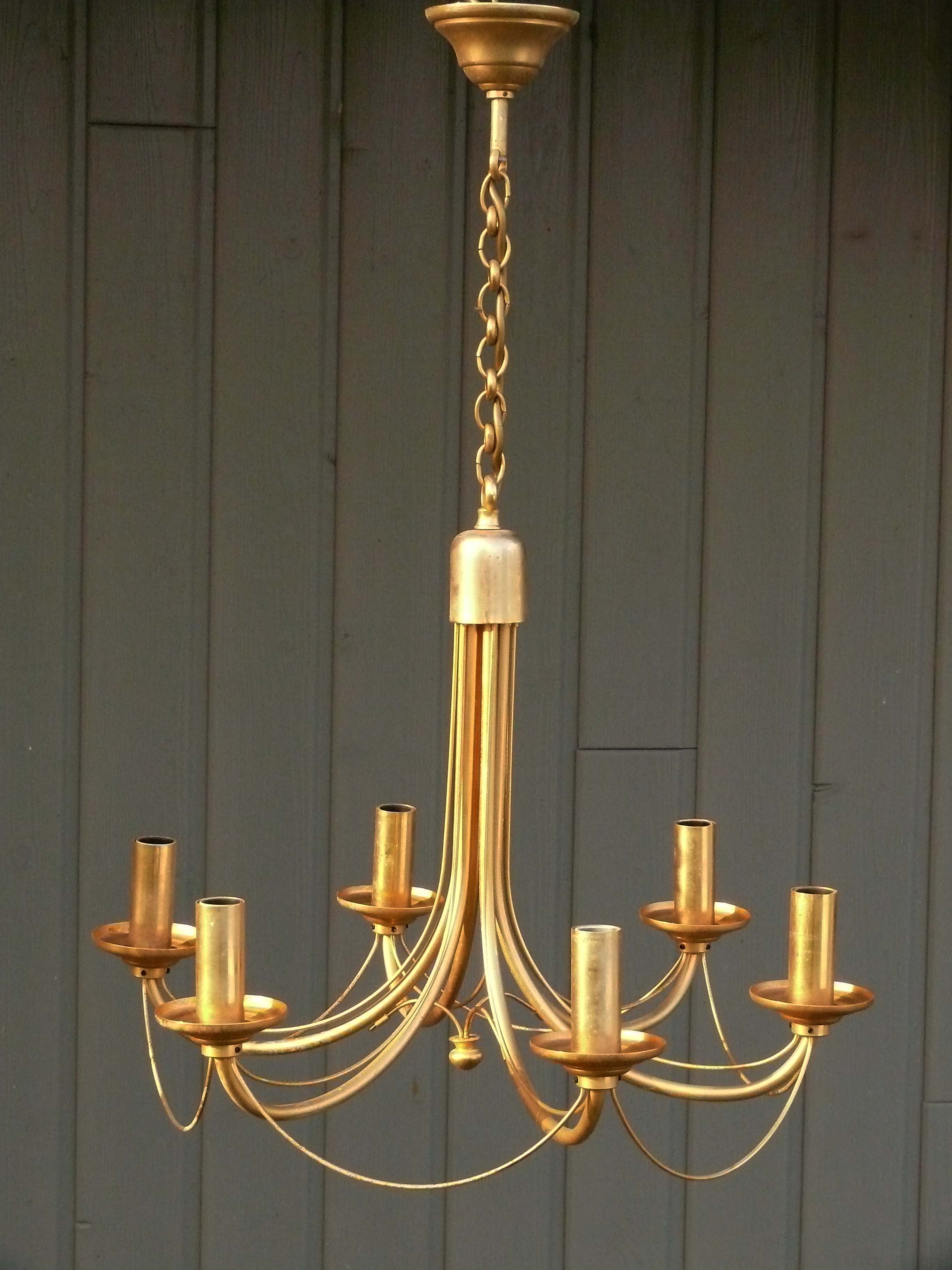 Pair of chandeliers