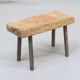 Rustic Farmhouse Wabi Sabi Primitive Oak Stool or Side Table