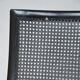 Black leather armchair and canning