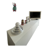 Monoprix chrome wall light