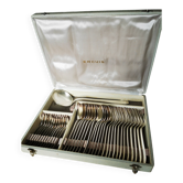 Ménagère métal argenté Maison Ercuit 37 pièces