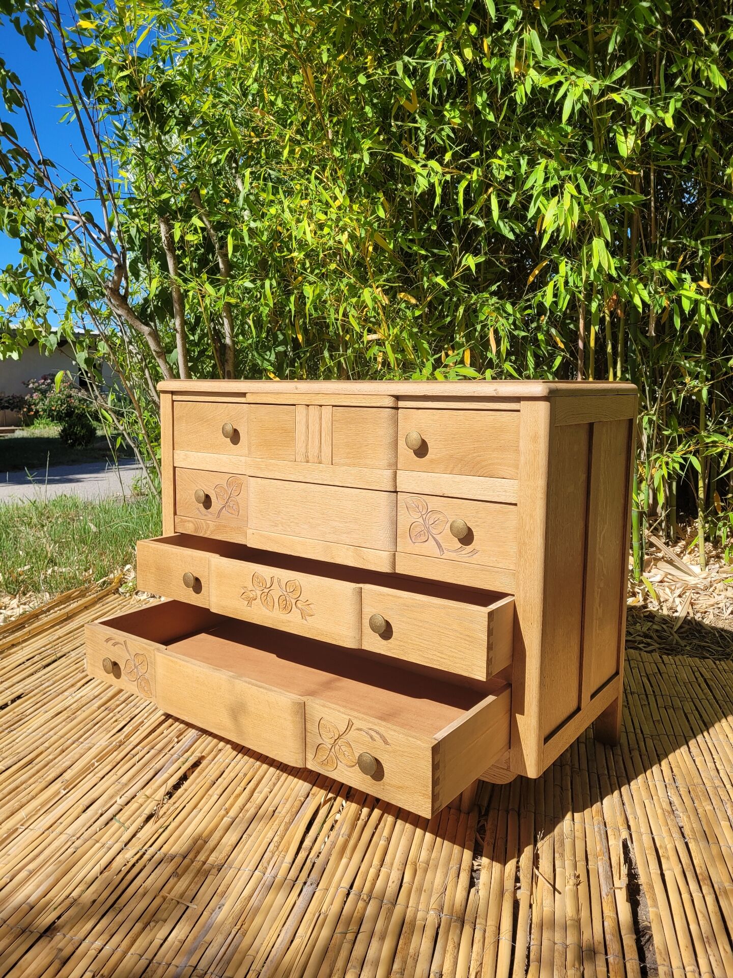 Solid wood chest of drawers - renovated - unique piece