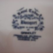 5 Royal Tudor dessert plates, English porcelain
