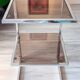 1970 chrome and smoked glass side table