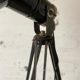 Old industrial projector on support