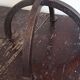 7-arm wrought iron candlestick - H 57 cm - large candle - antique