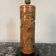 Japanese Carved Bamboo Samurai Lamp Base, Mid-20th Century. Ref.: TL2003