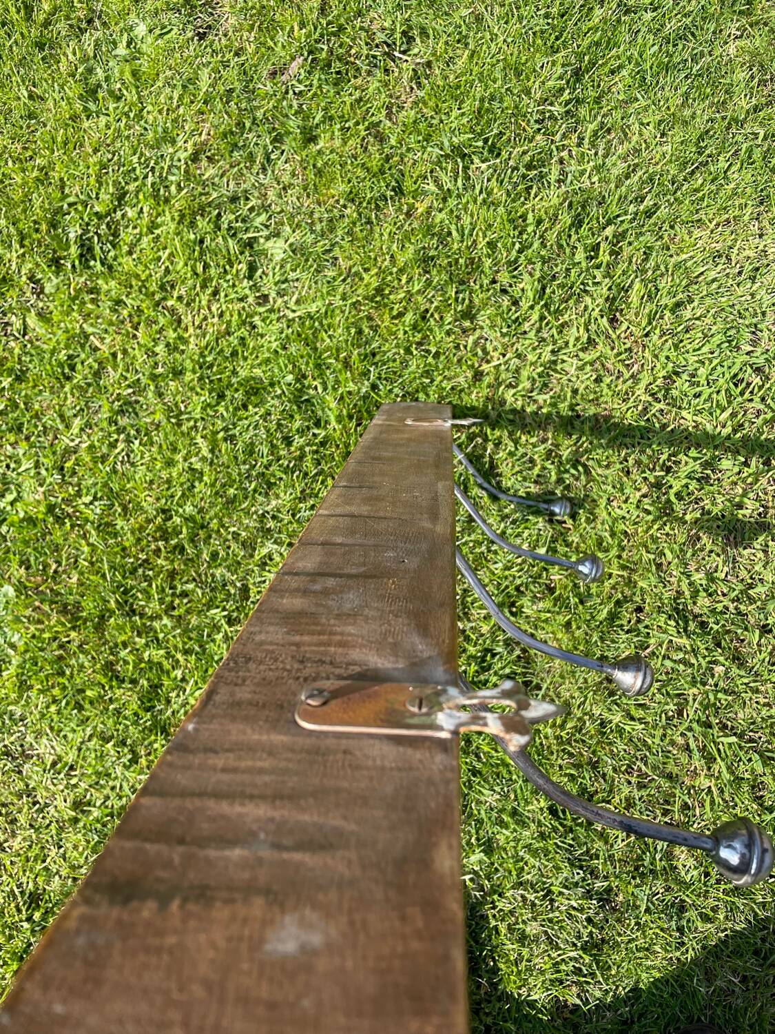 Bistro wall coat rack circa 1900