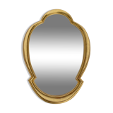 Miroir bois doré 1950 Hollywood Regency