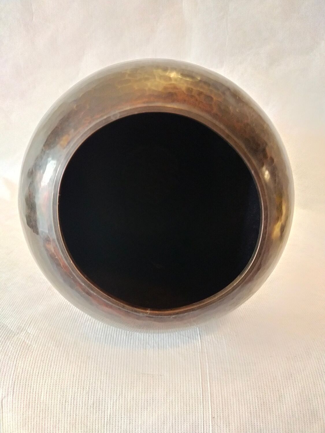 Brassware vase by Hervé Wahlen