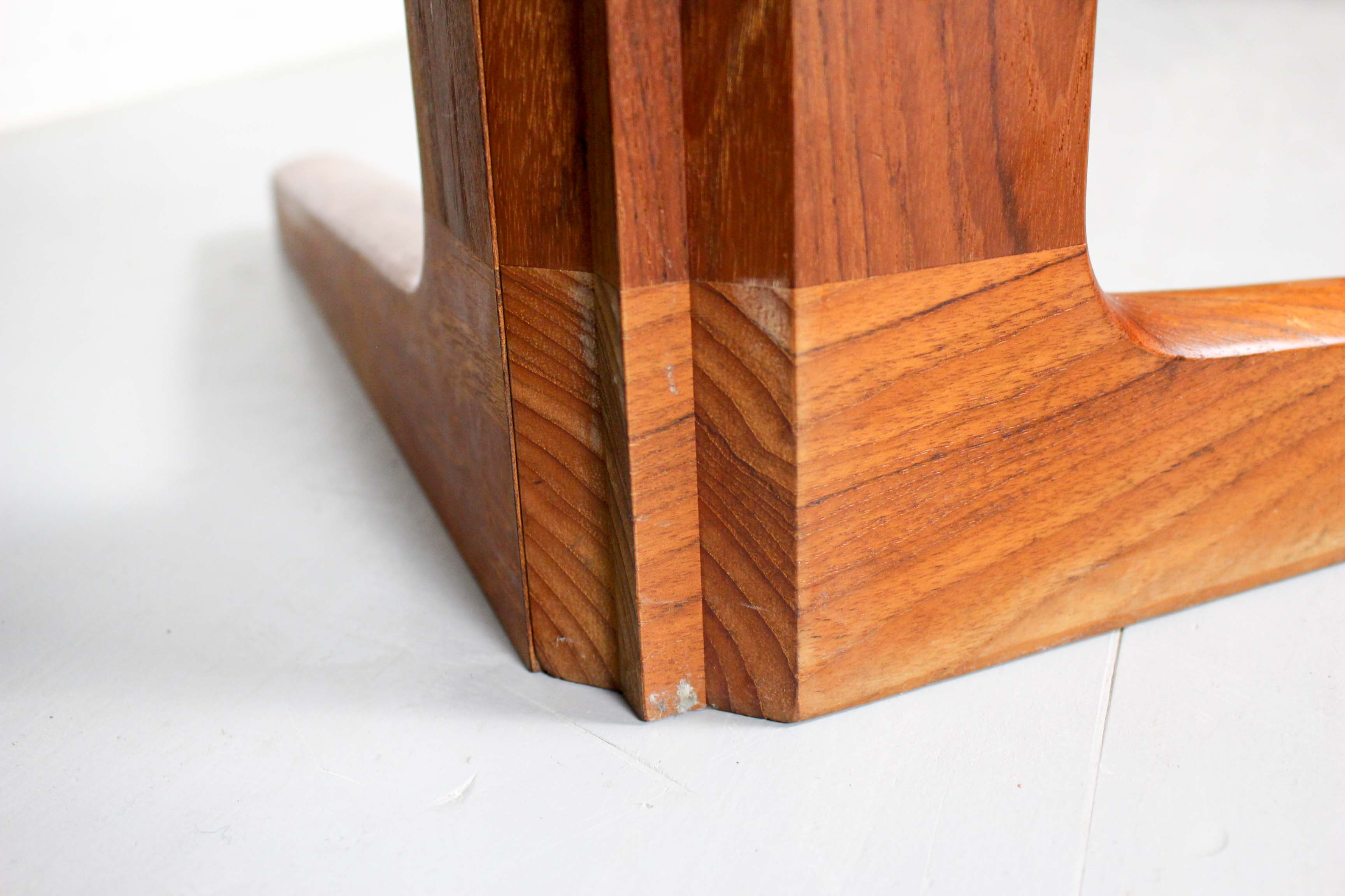 Mid Century Modern E. Valentinsen style Danish Teak Expandable Dining Table