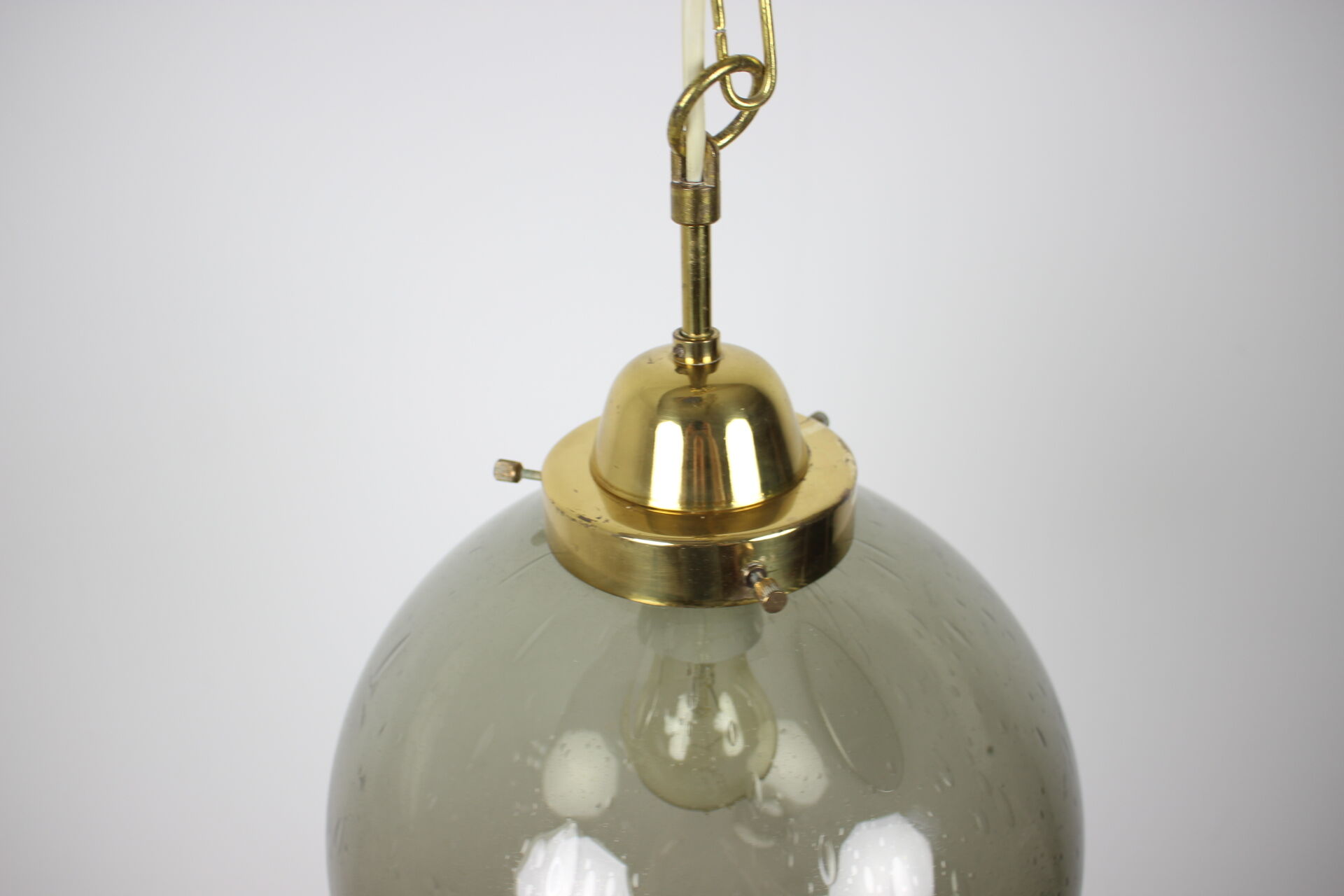 Hanging lamp Kamenický Šenov, 1970