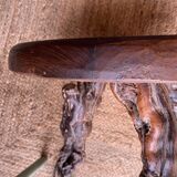 Round coffee table, vines