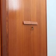 Mid century original teak storage wardrobe Italy 1960s