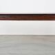 Antique French fruitwood dining table with 2 drawers and patina