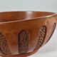 Antique hand carved signed folk art bowl 1930