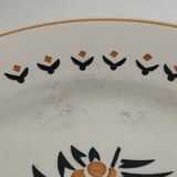 5 assiettes plates Longwy