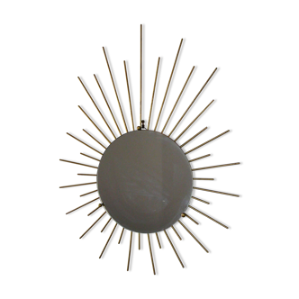 Brass sun mirror - 71x56cm