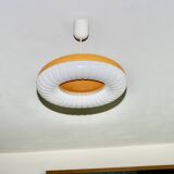 Vintage space age orange pendant pendant for siemens 1970