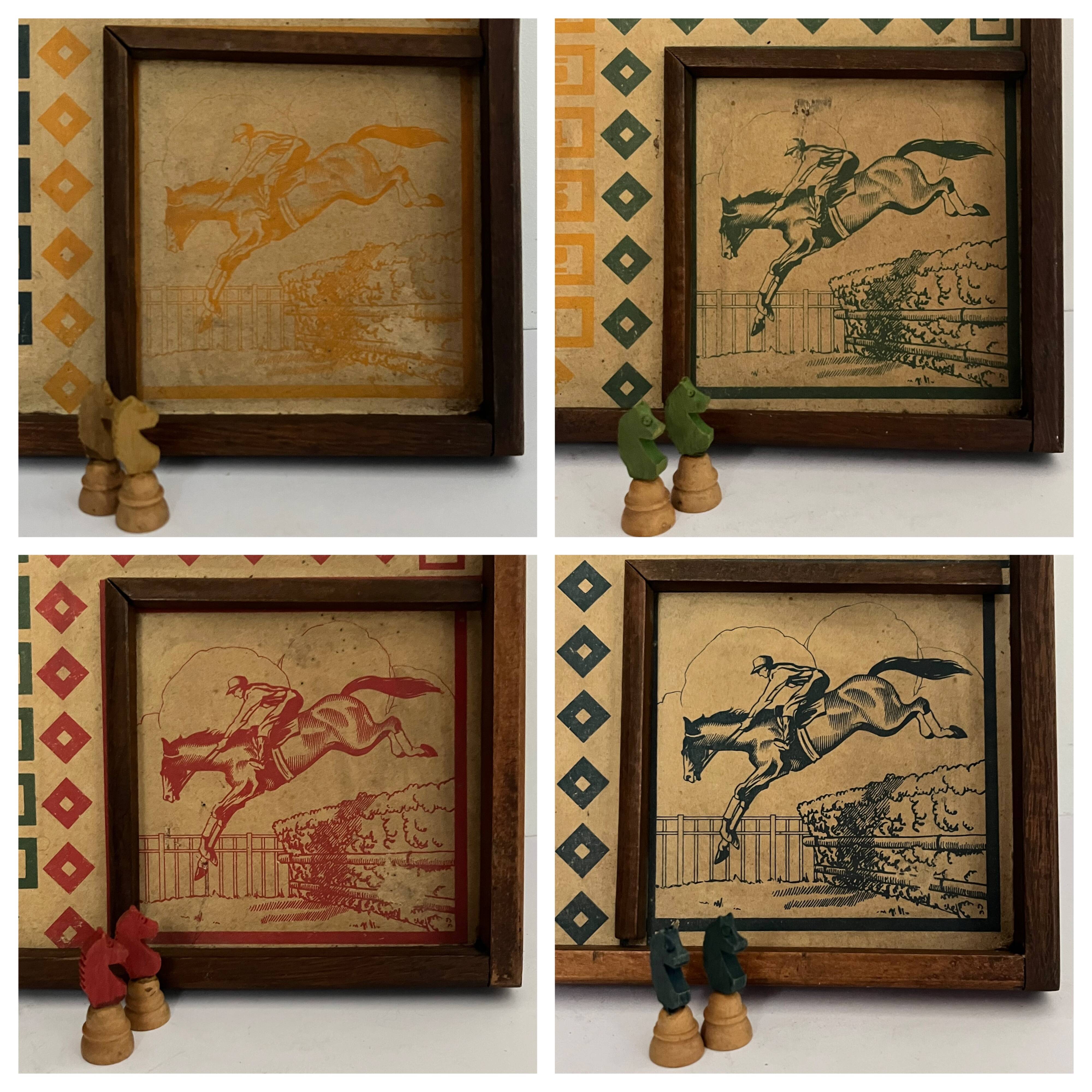 Ancient game of small horses and goose