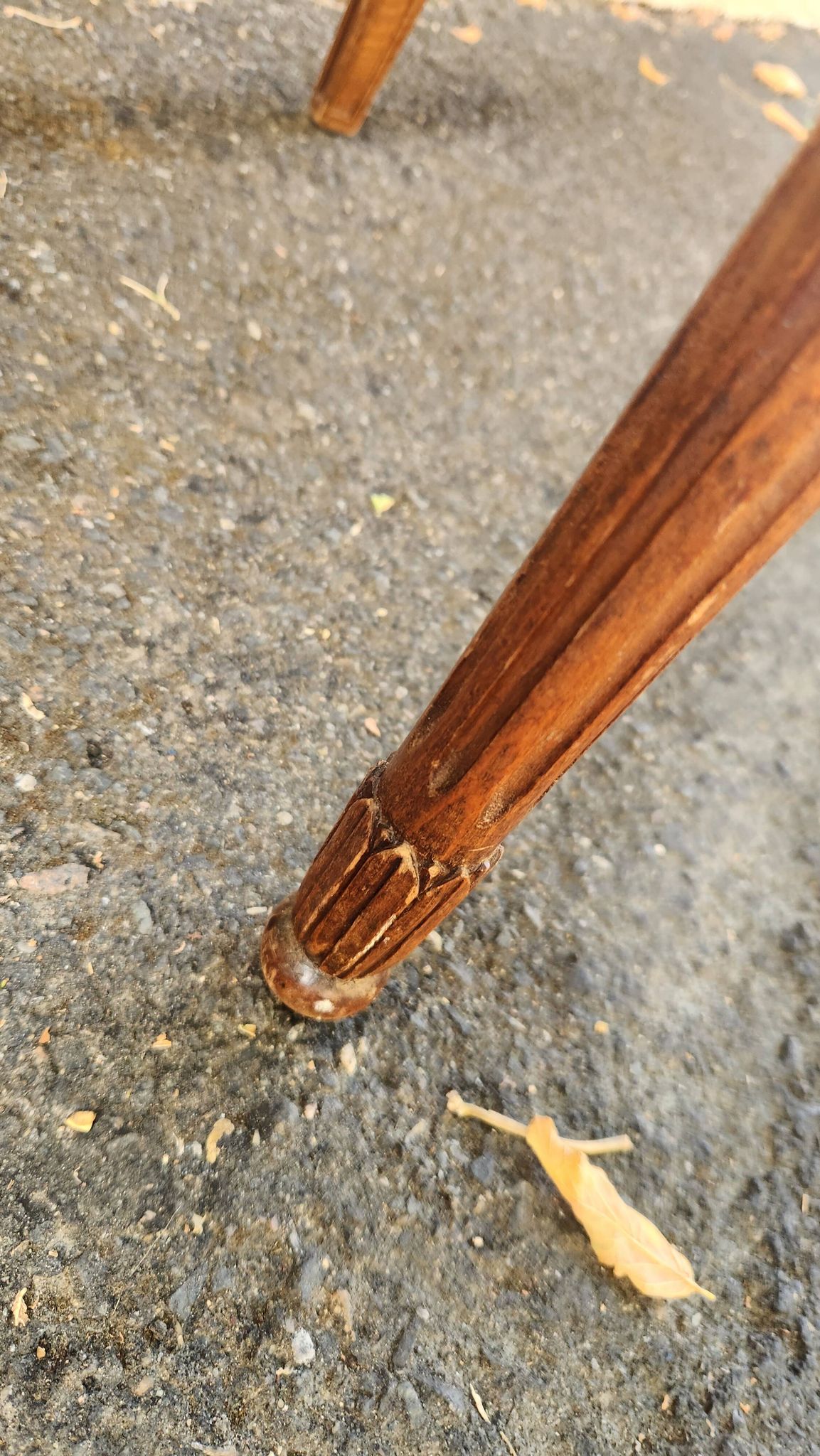 Chaise ancienne Louis XVI en bois et canage XIXe siècle