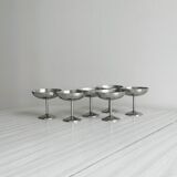 6 18/10 stainless steel dessert bowls