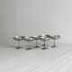 6 coupelles dessert inox 18/10
