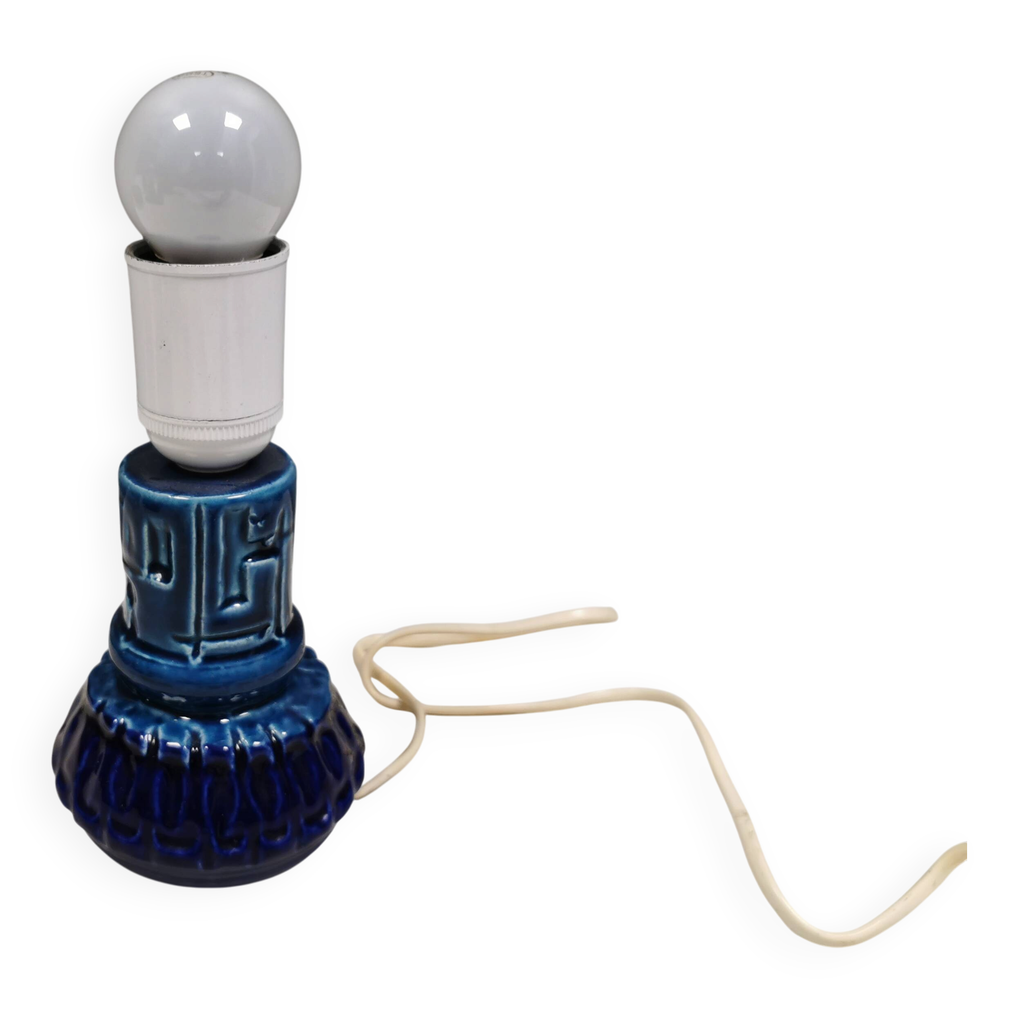 Small ceramic table lamp, Denmark 1970-80s.