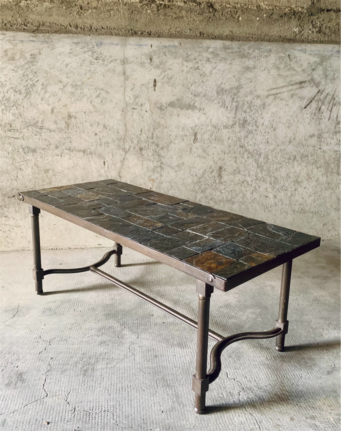 20th Century Design / Classic Brutalism Coffee Table