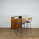 Arthur Umanoff bar and stools