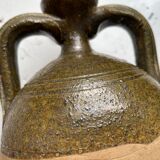 Persimmon glazed terracotta oil jar